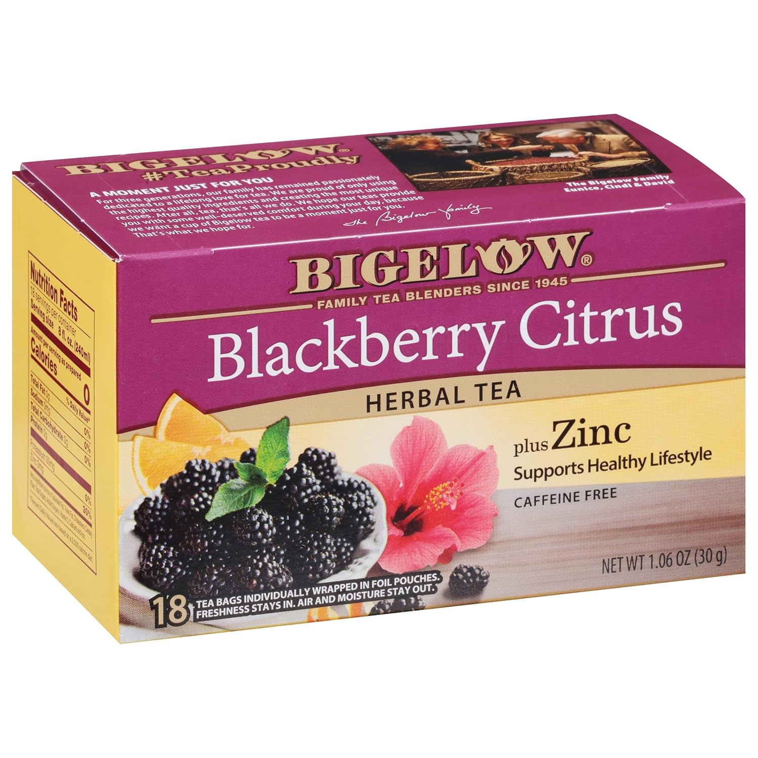 Bigelow Blackberry Citrus Plus Zinc - изображение 1