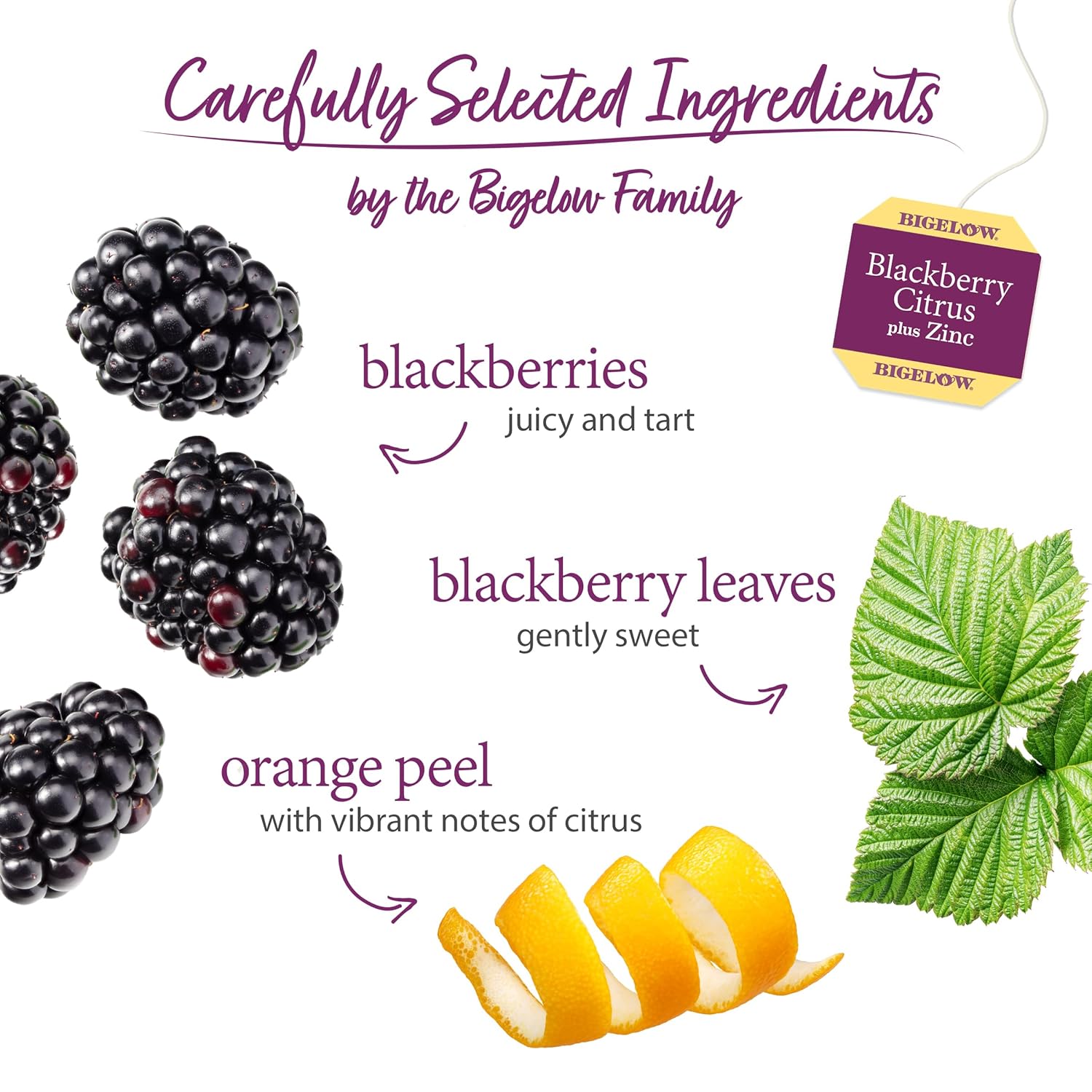 Bigelow Blackberry Citrus Plus Zinc - изображение 3